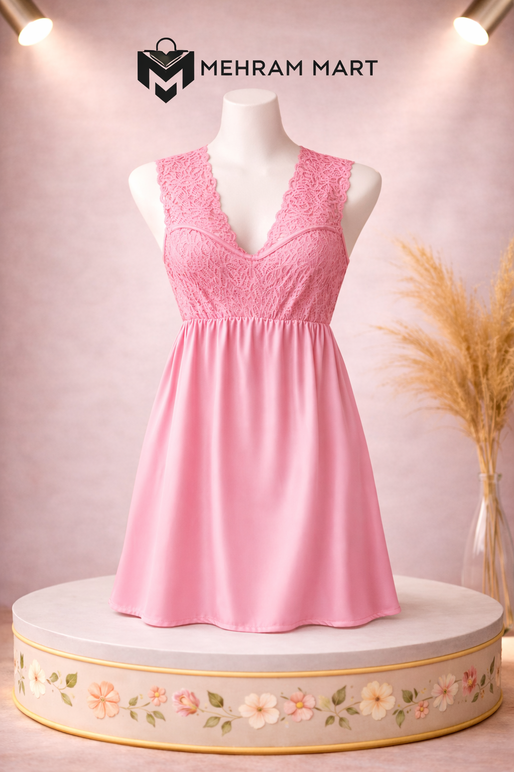 Lace Elegance Nightdress