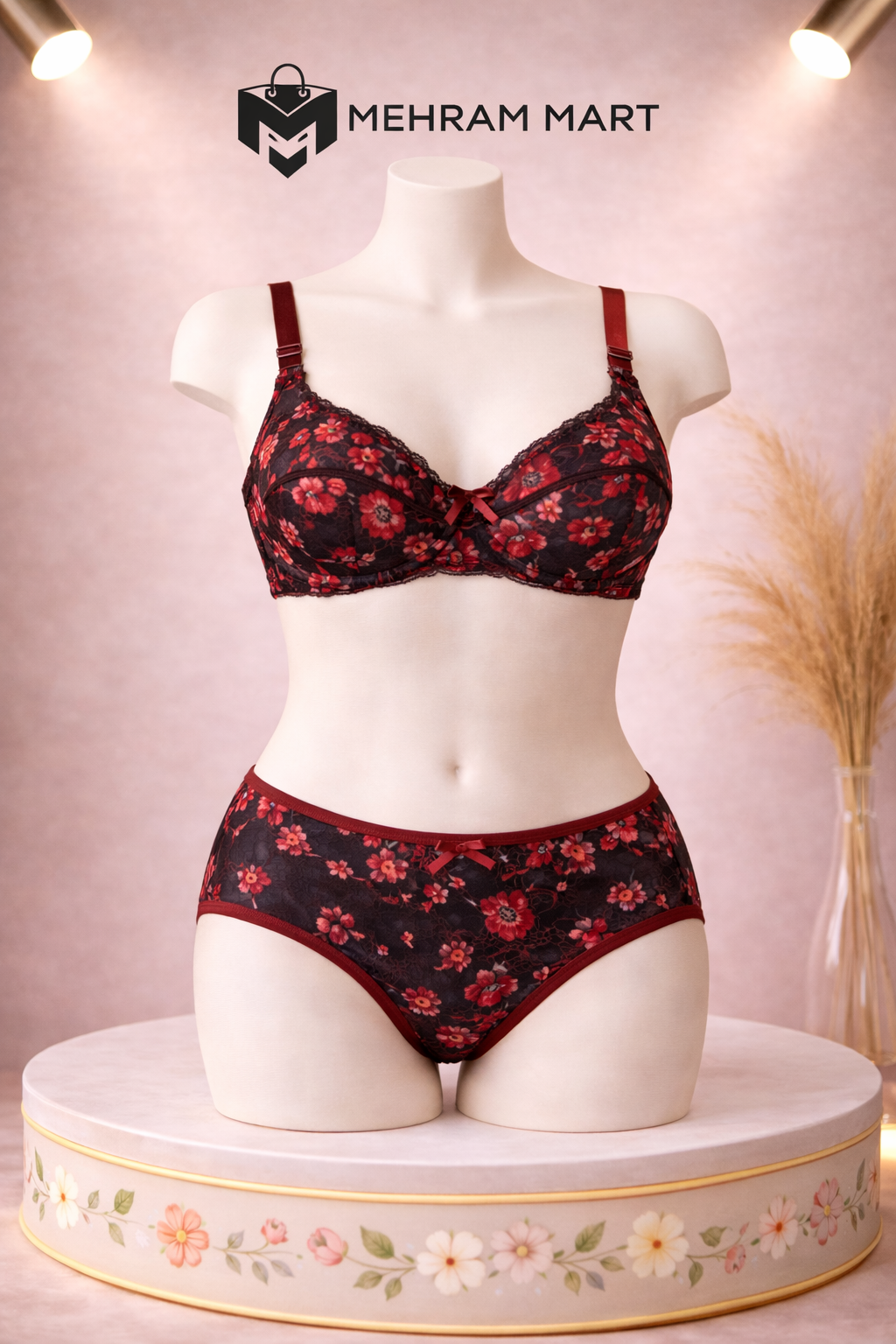 Blossom Floral Lingerie Set