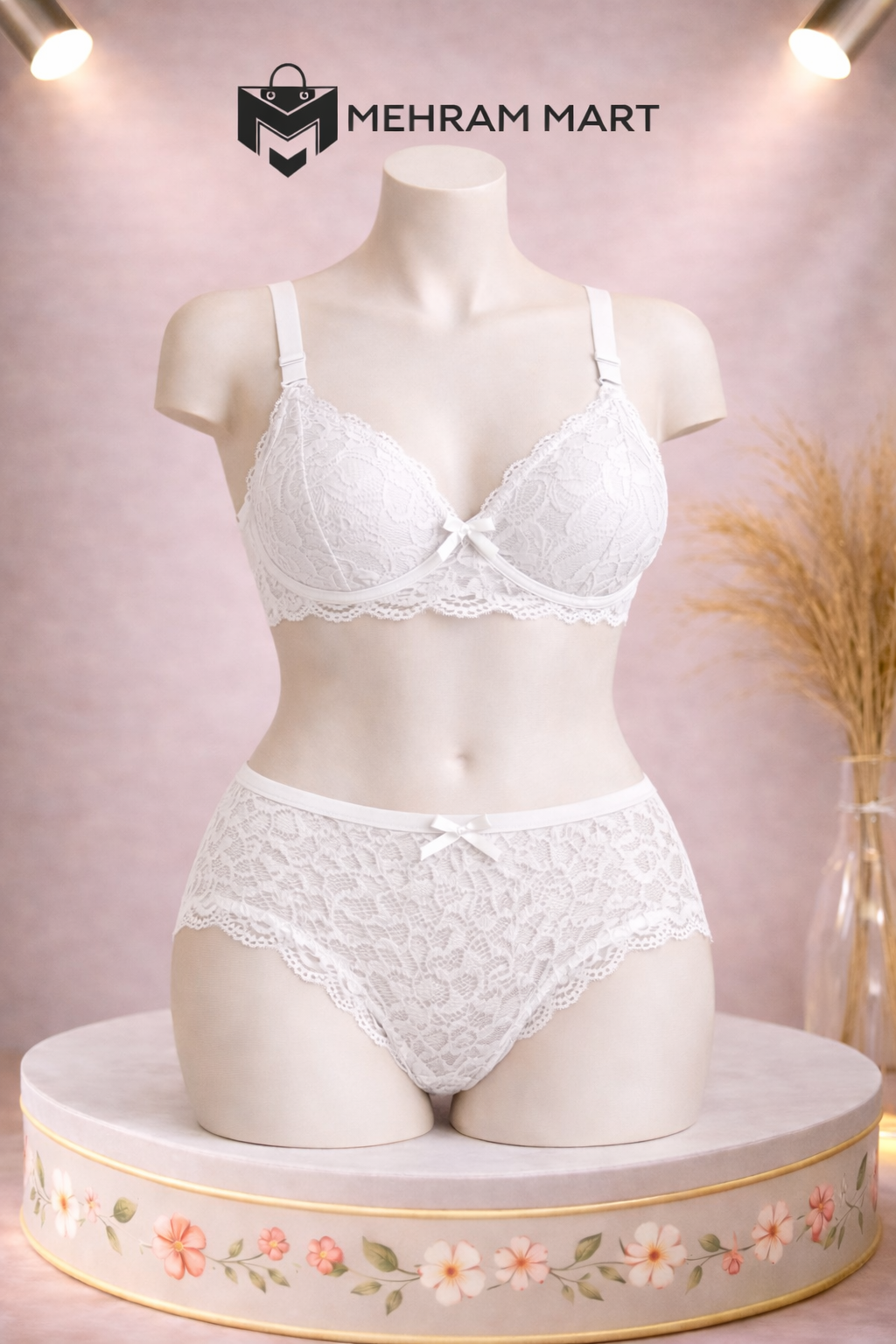 Ivory Grace Lace Lingerie Set