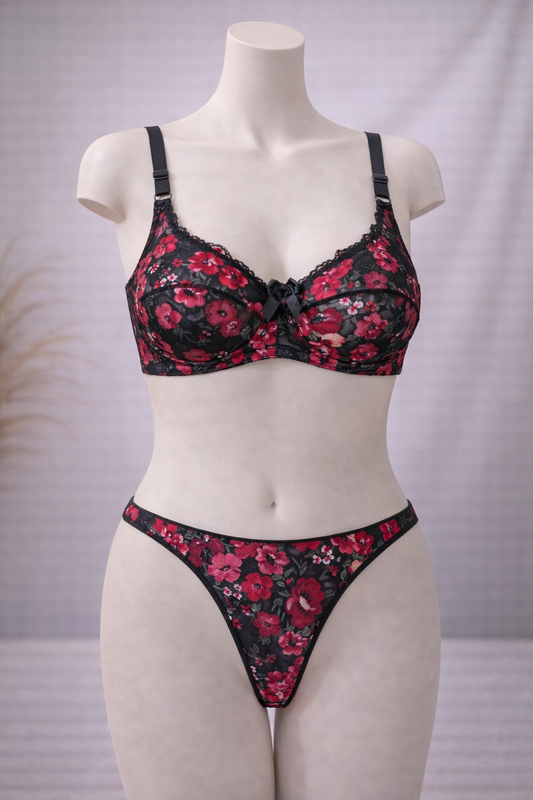 Floral Women’s Innerwear Set